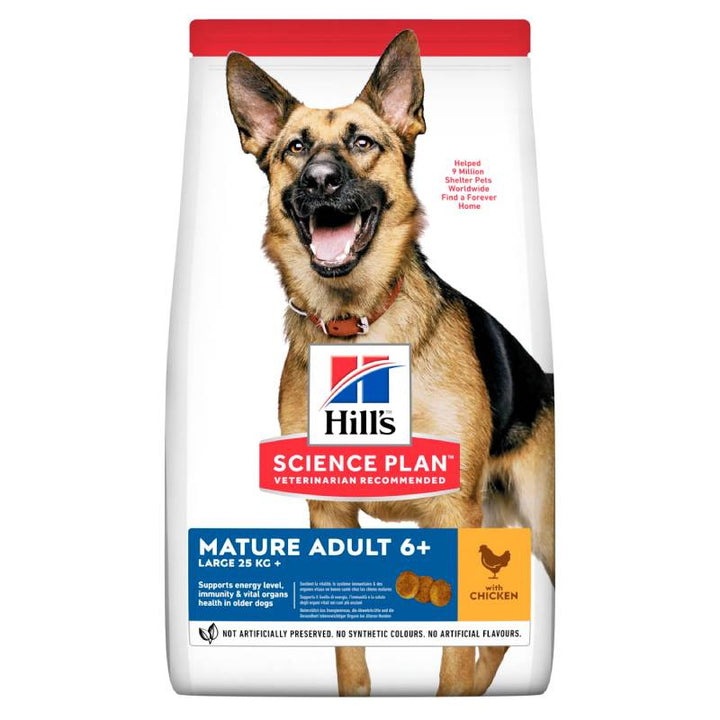 HILL'S SCIENCE PLAN Large Breed Mature Adult 6+ Dog Food with Chicken