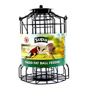 SUPA WILD BIRD CAGED FAT BALL FEEDERS