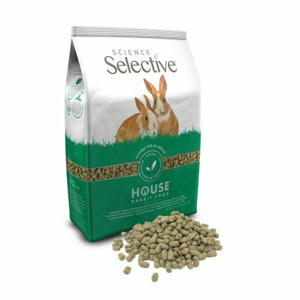 Science Selective House Rabbit Food 1.5kg pack with nuggets