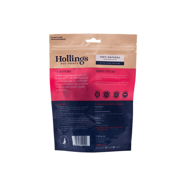 Hollings dog treats packaging 
