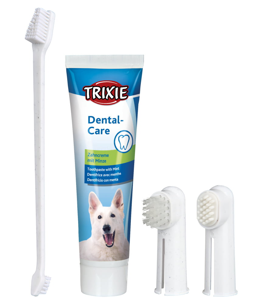trixie dental hygiene set for dogs
