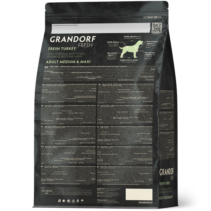 Grandorf Grain Free Turkey For Medium and Maxi Breeds