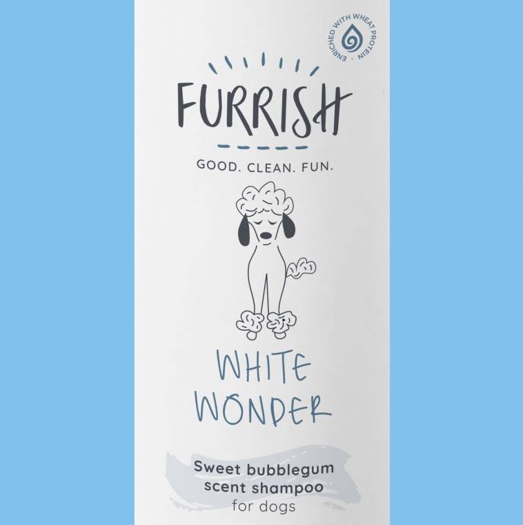 white wonder shampoo for dogs by furrish (