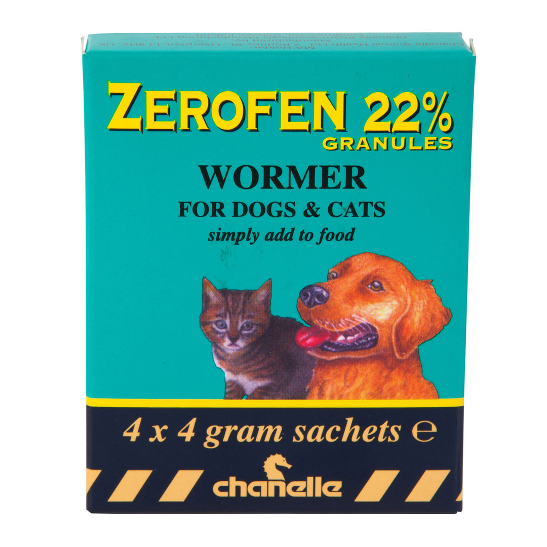 zerofen wormer for dogs and cats