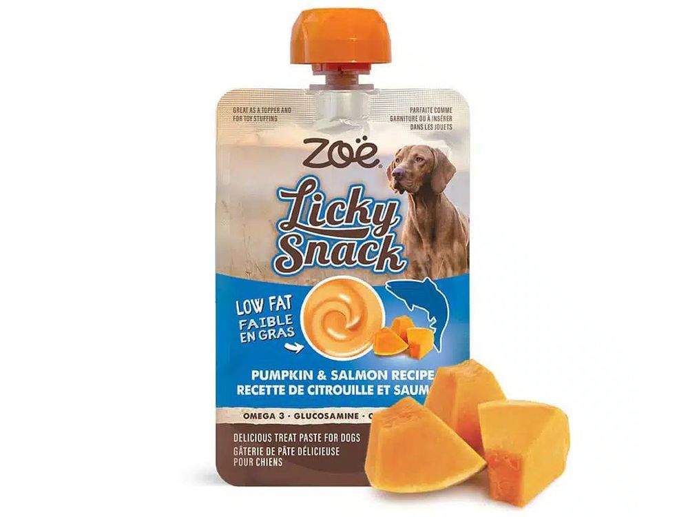 Zoe Licky Snack, Pumpkin & Salmon 85G